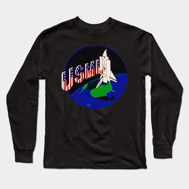 Black Panther Art - NASA Space Badge 34 Long Sleeve T-Shirt by The Black Panther